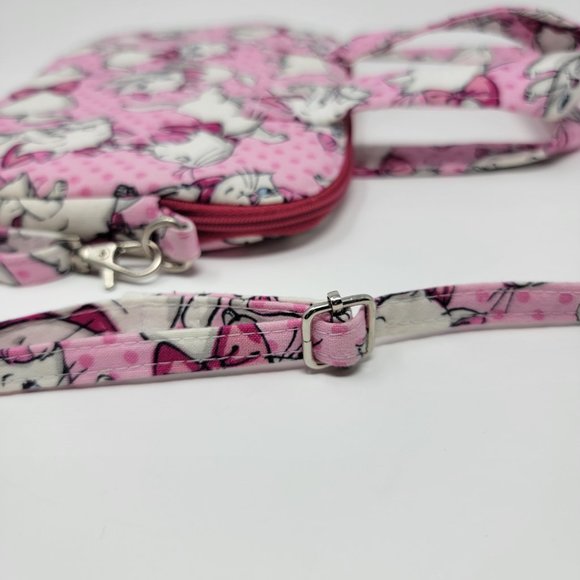 Handmade Custom Grab and Go Bag with Disney Marie Aristocats Fabric - Picture 11 of 12